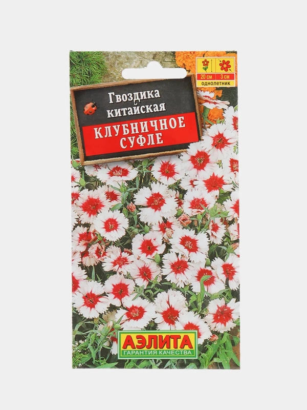 Гвоздика Клубничное суфле (семена,цветы)