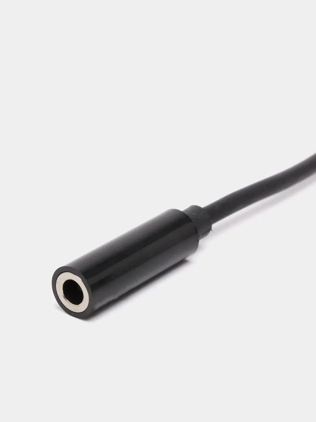 Белый переходник для наушников iPhone/3.5 мм mini jack, аукс, адаптер для айфона