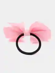 Пудровый бантики резинки для волос детские "Bows", бантики для девочек, 2 штуки