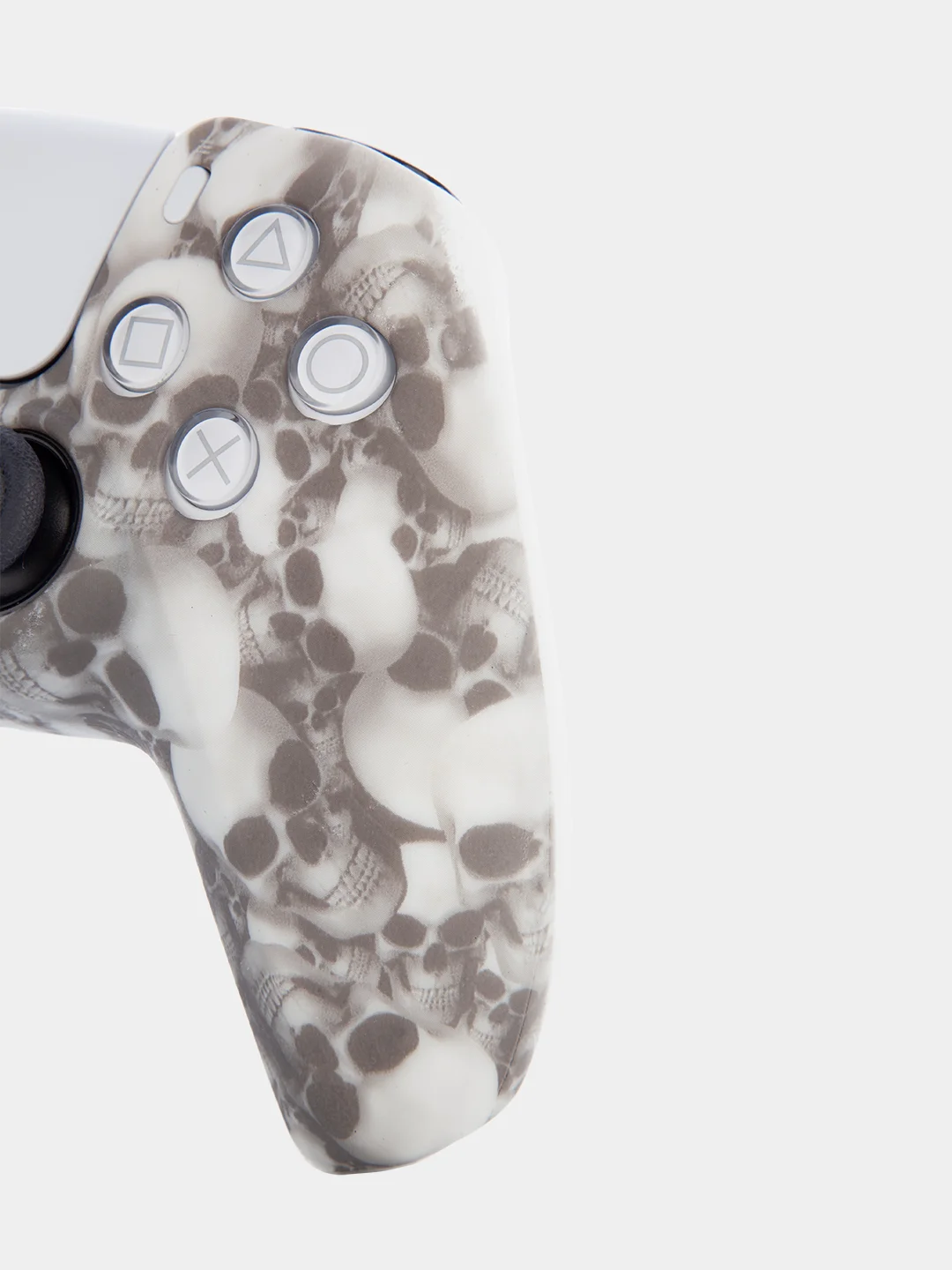 Светло-коричневый защитный силиконовый чехол для геймпада Sony PlayStation 5 накладка на джойстик-контроллер