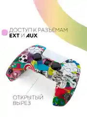 Разноцветный защитный силиконовый чехол для геймпада Sony PlayStation 5 накладка на джойстик-контроллер