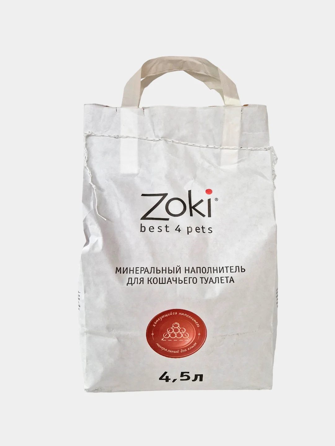 Наполнитель комкующийся Zoki 4.5л