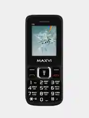 Черный кнопоный телефон MAXVI C3i