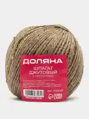 Шпагат джутовый, верёвка, двухниточный, 1,12 текс