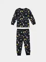 Темно-синий хлопковая пижама для мальчика, рост 92-110 см, 2-5 лет, 6 расцветок