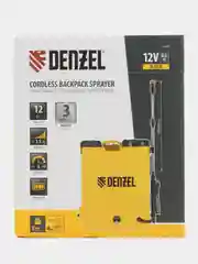 Опрыскиватель ранцевый аккумуляторный Denzel D-12LA, 12 л, 12 В, 8 Ач 64788