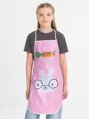 Розовый фартук для кухни и творчества