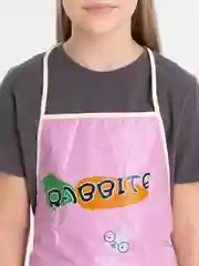 Розовый фартук для кухни и творчества
