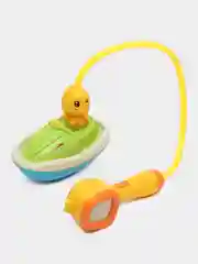 Желтый игрушка для ванны, уточки с душем и кораблик
