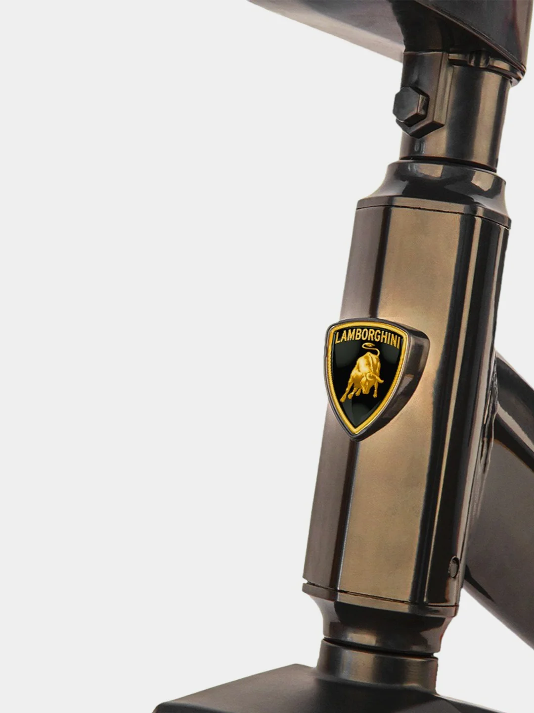 Оранжевый беговел детский от 2 лет, Lamborghini, надувные колеса