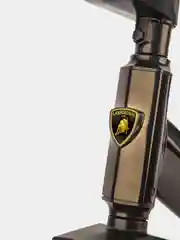 Оранжевый беговел детский от 2 лет, Lamborghini, надувные колеса