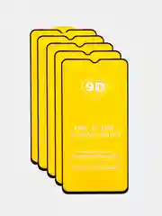 Черный защитное стекло Samsung A02 A03 A04 A12 A13 A23  Xiaomi Redmi 9A 9C 10A, Poco M5 M4 5g C51