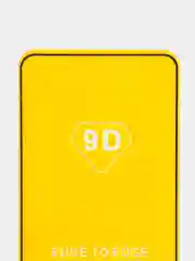 Черный защитное стекло 9D для  Xiaomi Poco F4 / Poco F4 GT (Сяоми Поко Ф4 / Поко Ф4 ГТ)