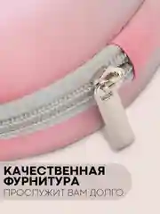 Небесно-голубой универсальный чехол-кейс Картофан, сумка-футляр на молнии для наушников и мелочей, жесткий