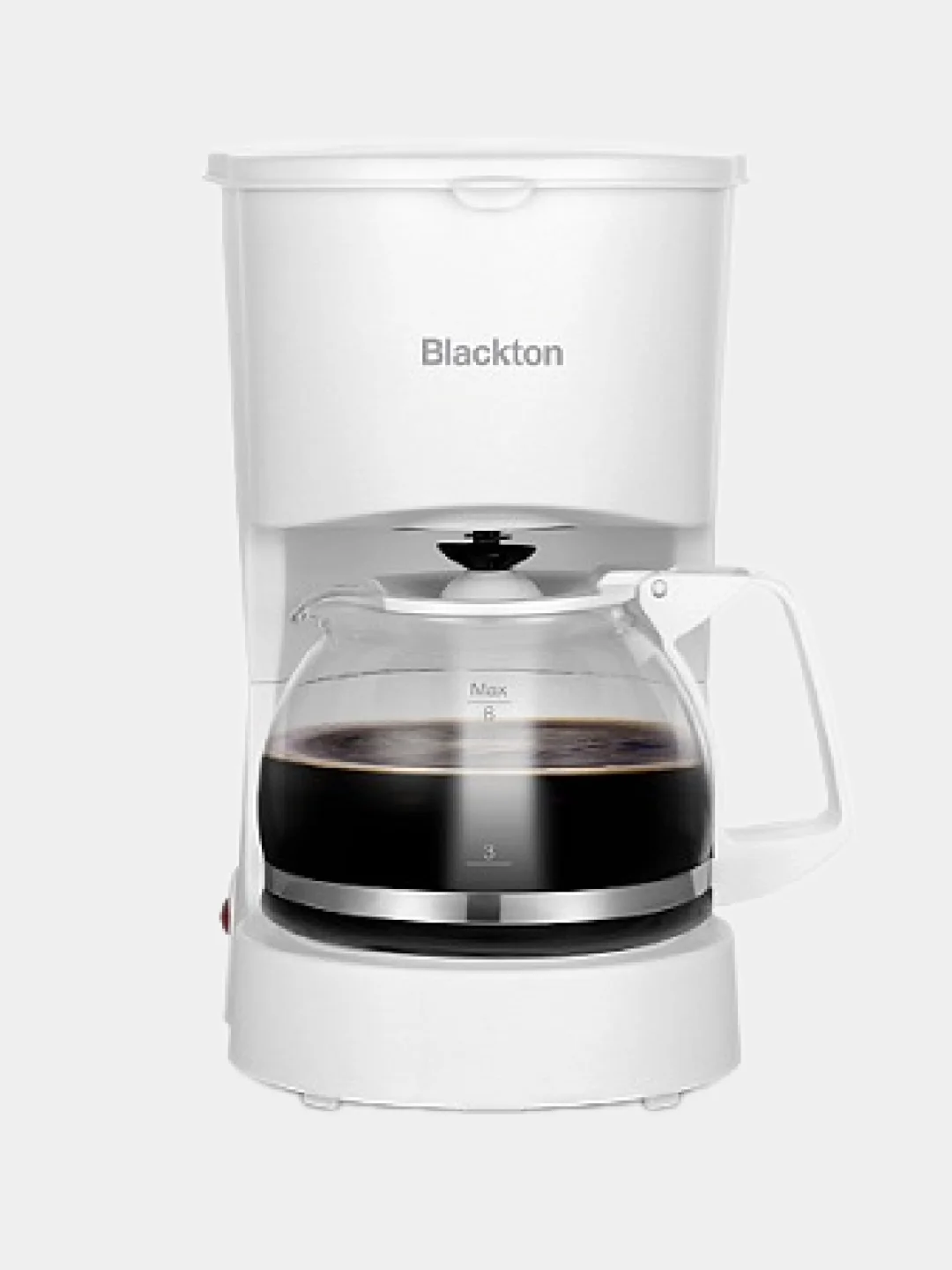 Белый кофеварка Blackton Bt CM1111 с чашей 600 мл, ПРОТИВОКАПЕЛЬНАЯ СИСТЕМА, АВТОПОДОГРЕВ