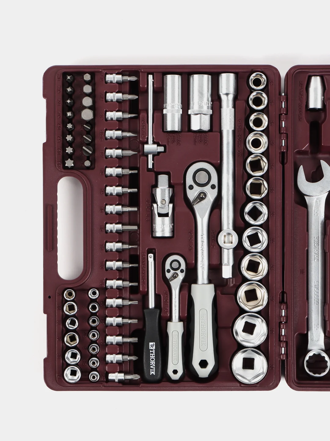 UTS0082 Набор инструмента универсальный 1/4", 1/2"DR, 82 предмета