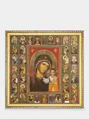 Икона Божией Матери "Казанская" освящённая Духовный Наставник в раме 28х28