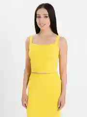 Желтый костюм двойка