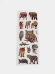 Карамельный наклейки-стикеры детские объемные Собачки, Кошки, Животные