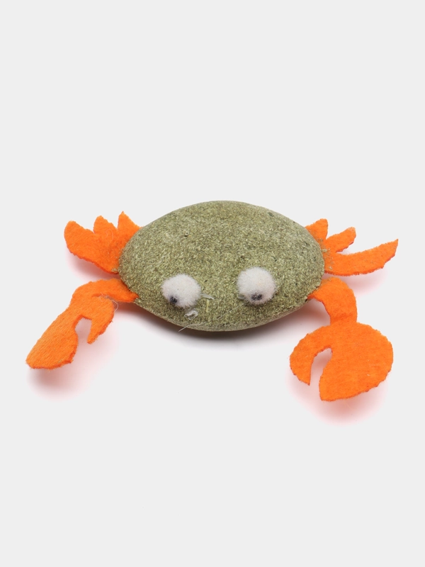 Игрушка для кошек краб из кошачьей мяты