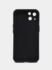 Бежевый меланж чехол для айфон (iPhone) 11 12 13 14 15 Pro Max, 7 8 Plus, X / XS / XR, силиконовый