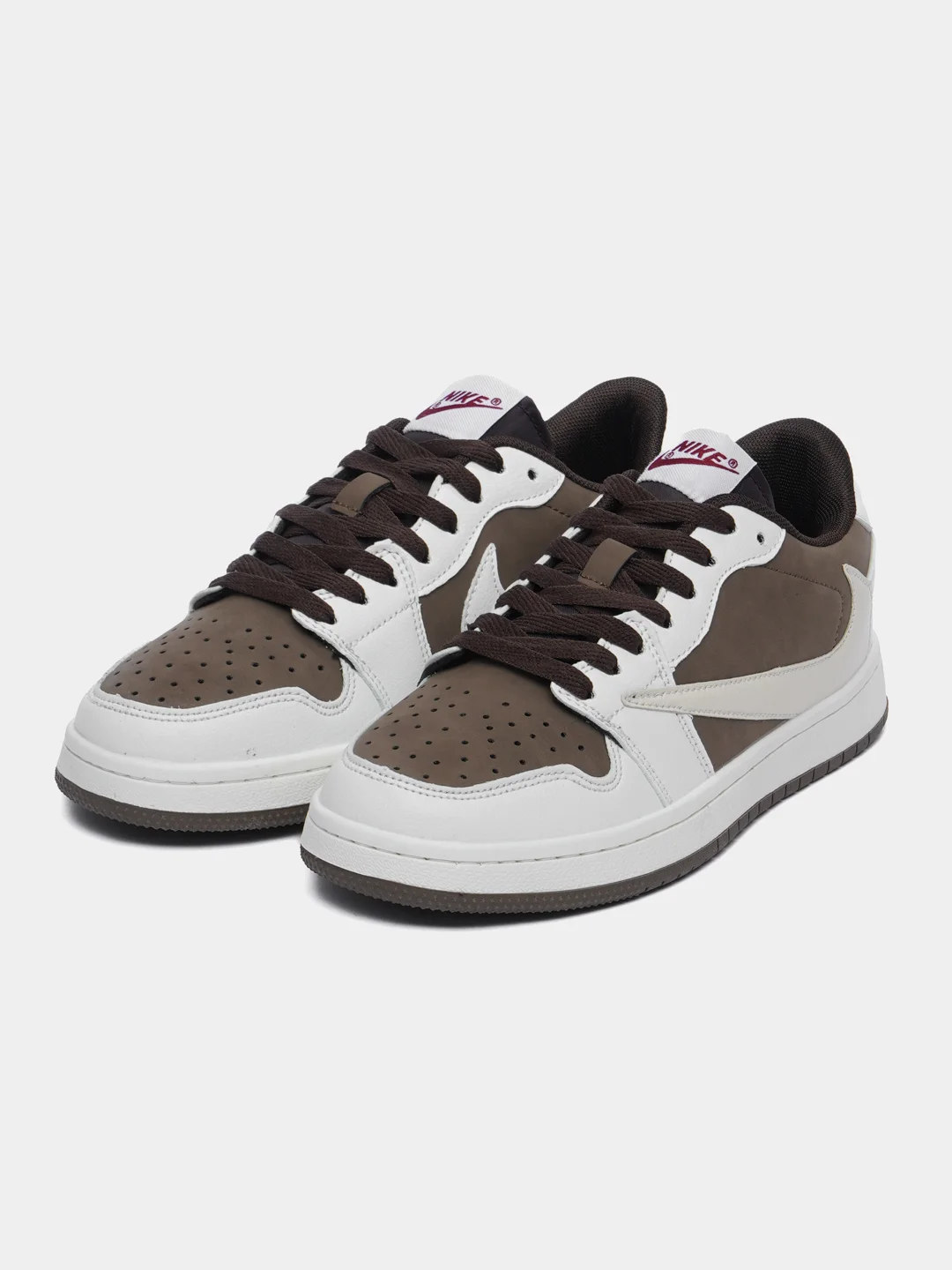 Коричневый мужские кроссовки с логотипом Nike Air Jordan low