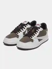 Коричневый мужские кроссовки с логотипом Nike Air Jordan low
