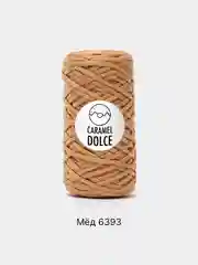 Карамельный шнур Caramel Dolce плоский, 4 мм, 100 м, для вязания и макраме