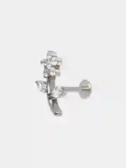 Конфетный серьга для пирсинга из титана "TITANIUM" с внутренней резьбой, серьги женские