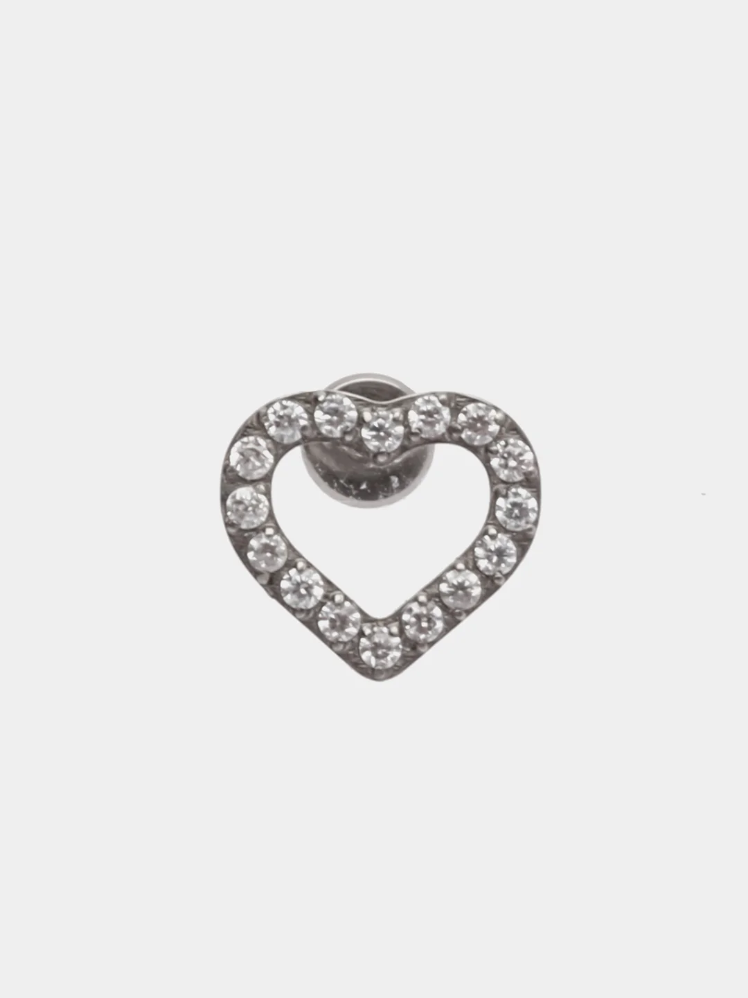 Молочный серьга для пирсинга из титана "TITANIUM" с внутренней резьбой, серьги женские