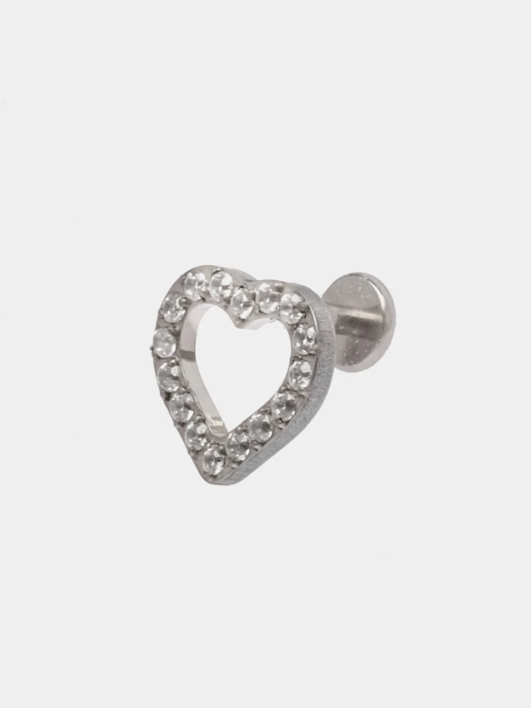 Молочный серьга для пирсинга из титана "TITANIUM" с внутренней резьбой, серьги женские