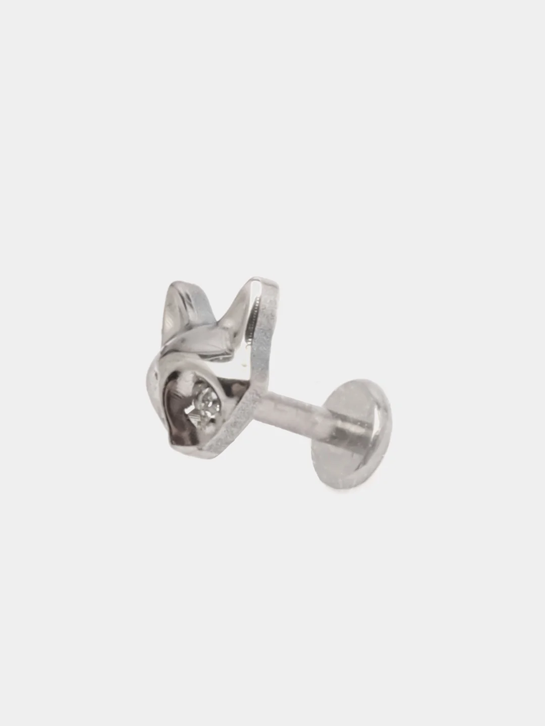 Мятный серьга для пирсинга из титана "TITANIUM" с внутренней резьбой, серьги женские