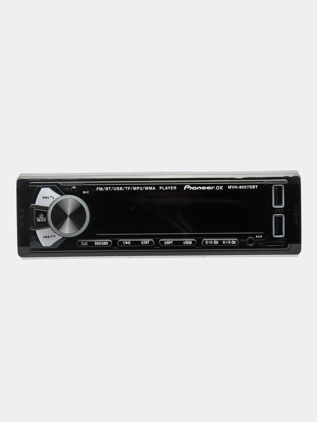 Автомагнитола Pioneer 1 DIN для авто - с поддержкой (Bluetooth/USB/AUX/FM)  купить по цене 1645 ₽ в интернет-магазине Магнит Маркет