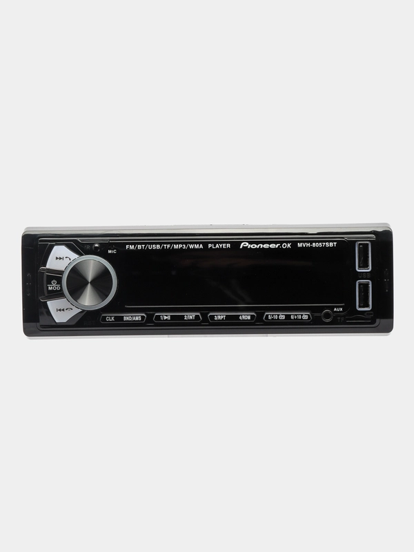 Автомагнитола Pioneer 1 DIN для авто - с поддержкой (Bluetooth/USB/AUX/FM)