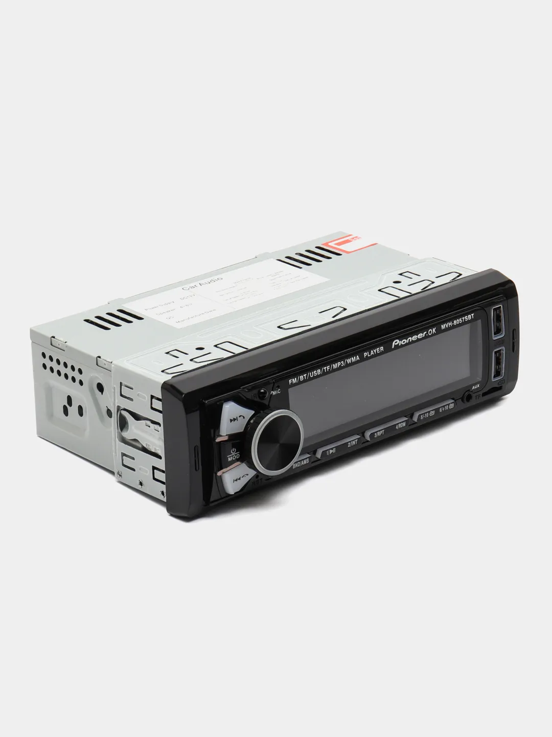 Автомагнитола Pioneer 1 DIN для авто - с поддержкой (Bluetooth/USB/AUX/FM)  купить по цене 1480.5 ₽ в интернет-магазине Магнит Маркет