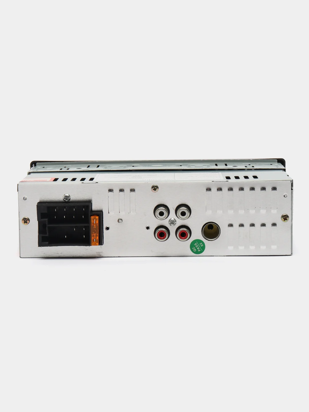Красный автомагнитола Pioneer 1 DIN для авто - с поддержкой (Bluetooth/USB/AUX/FM)