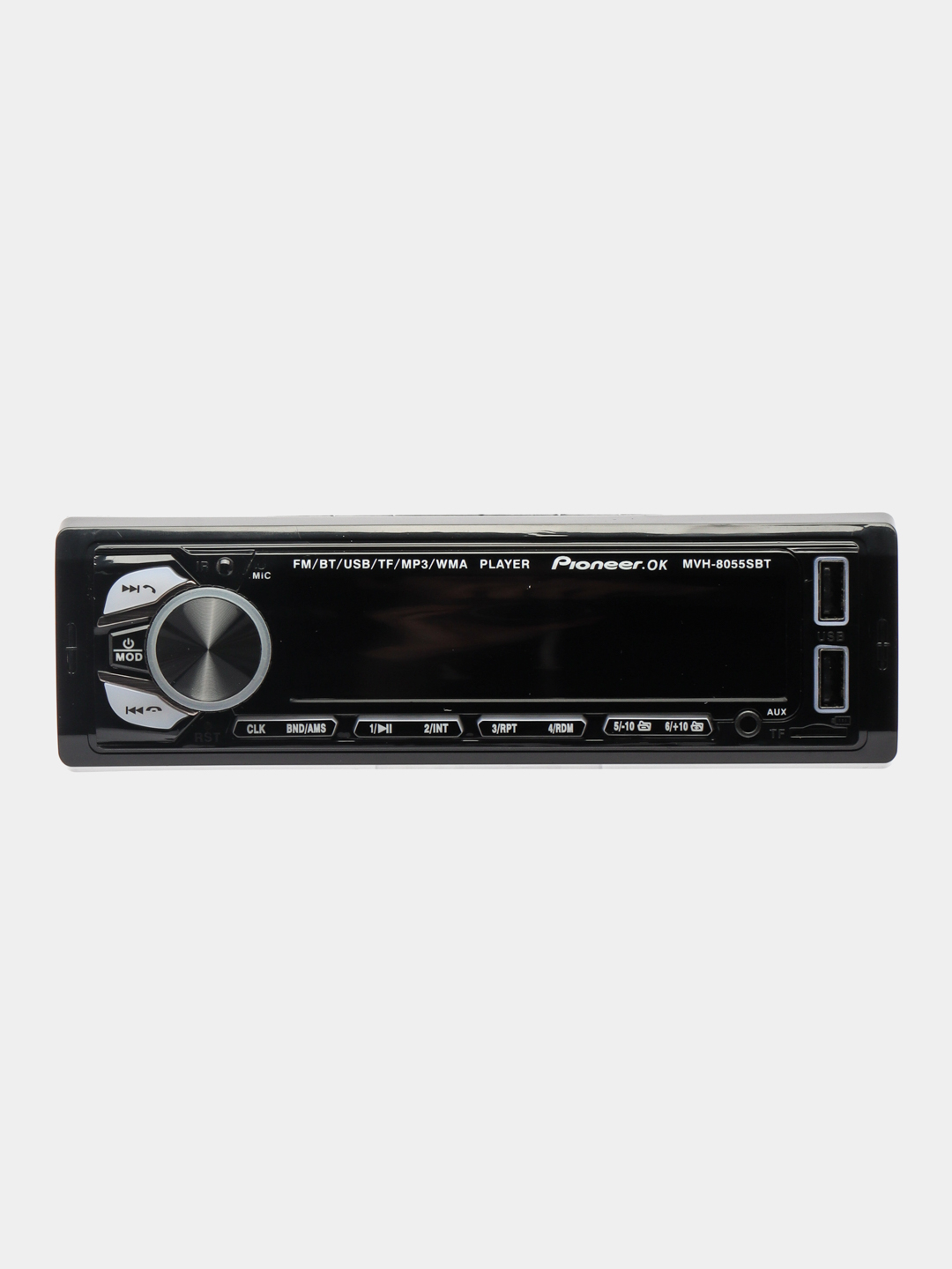 Автомагнитола Pioneer 1 DIN для авто - с поддержкой (Bluetooth/USB/AUX/FM)  купить по цене 1645 ₽ в интернет-магазине Магнит Маркет