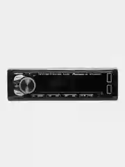 Красный автомагнитола Pioneer 1 DIN для авто - с поддержкой (Bluetooth/USB/AUX/FM)