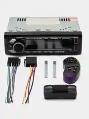 Розовый автомагнитола Pioneer 1 DIN для авто - с поддержкой (Bluetooth/USB/AUX/FM)