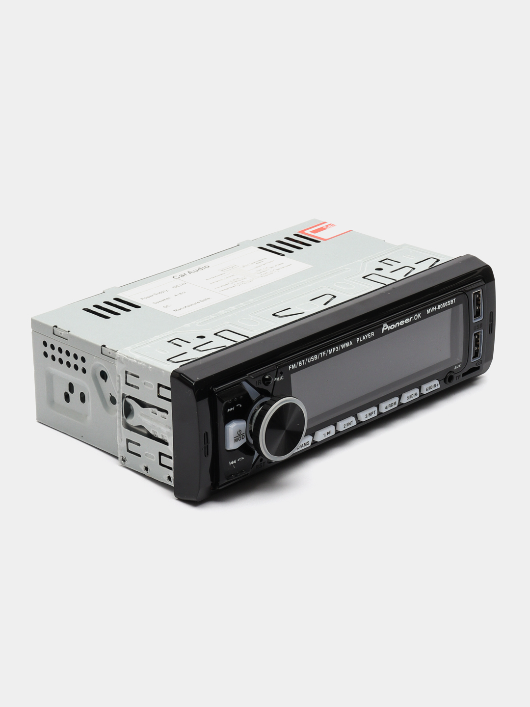 Автомагнитола Pioneer 1 DIN для авто - с поддержкой (Bluetooth/USB/AUX/FM)  купить по цене 1645 ₽ в интернет-магазине Магнит Маркет