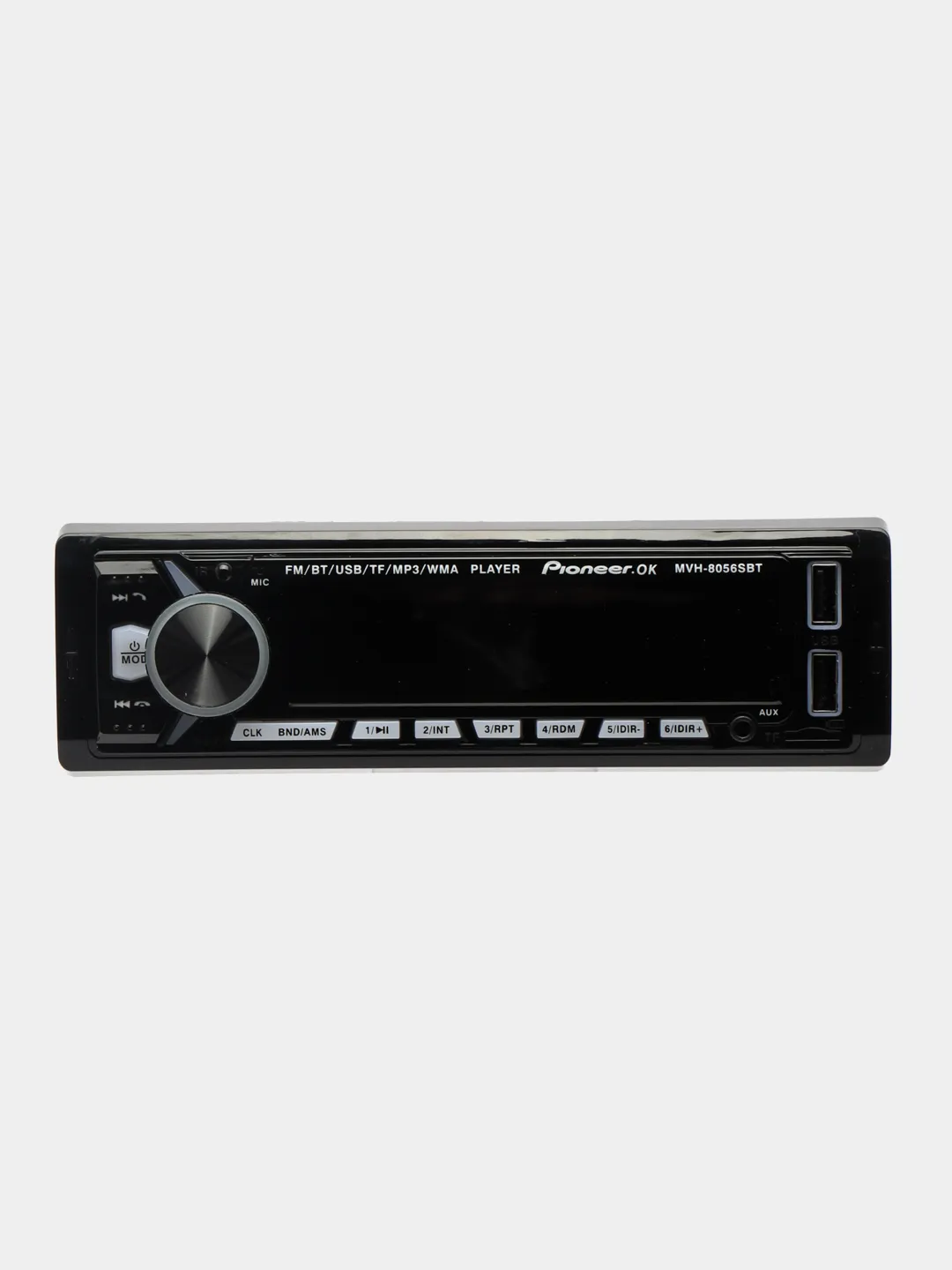 Автомагнитола Pioneer 1 DIN для авто - с поддержкой (Bluetooth/USB/AUX/FM)  купить по цене 1480.5 ₽ в интернет-магазине Магнит Маркет