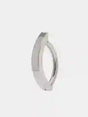Серебряный пирсинг пупка из титана "TITANIUM" с застежкой-кликером