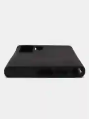Угольный чехол для Samsung Galaxy S23 Ultra (Самсунг Галакси С23 Ультра), силиконовый, черный