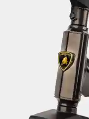 Желтый беговел детский от 2 лет, Lamborghini, надувные колеса