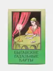 Зеленый карты гадальные Цыганские, Руны, Ленорман, карманные