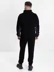 Синий спортивный костюм мужской с капюшоном