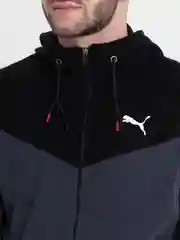 Синий спортивный костюм мужской с капюшоном