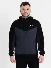 Синий спортивный костюм мужской с капюшоном