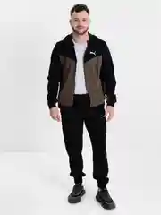 Оливковый спортивный костюм мужской с капюшоном