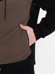 Оливковый спортивный костюм мужской с капюшоном